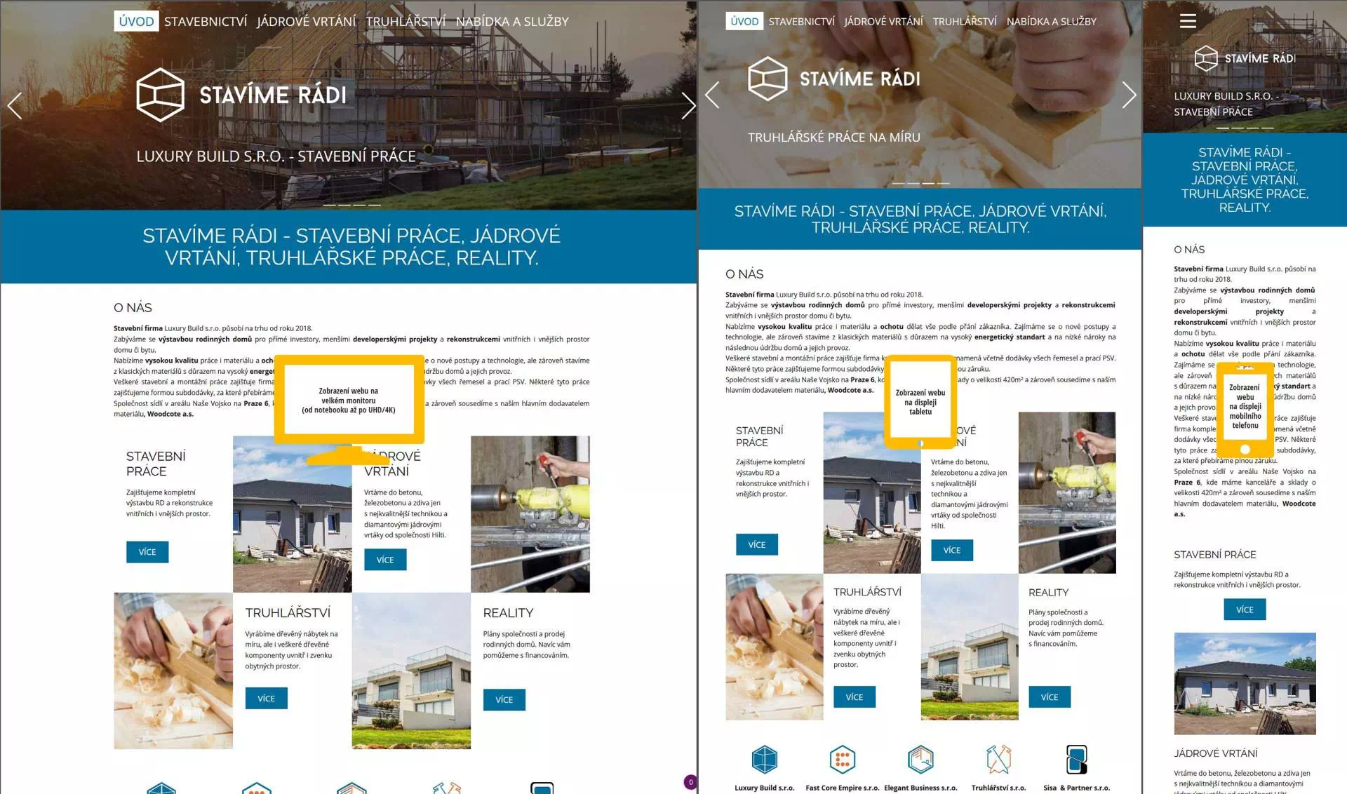 ukázka webu